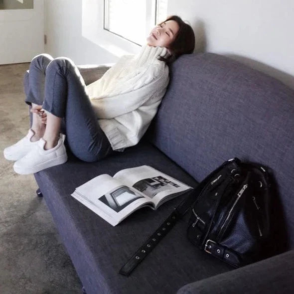 Callie BIker's Jacket Shape Punk Shoulder Bucket Bag