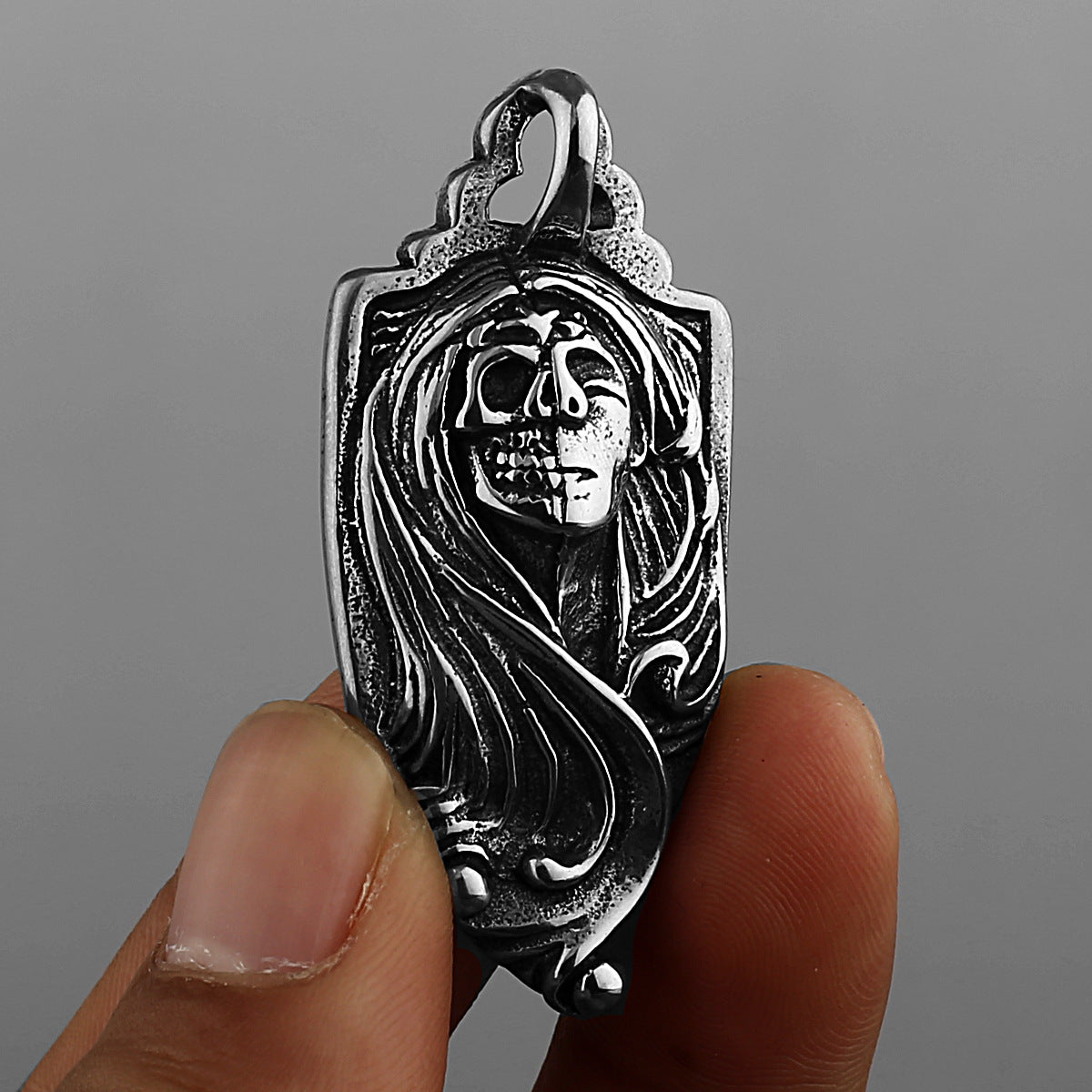 Half Man, Half Skeleton Personality Necklace