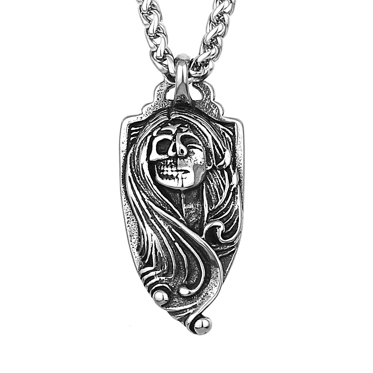 Half Man, Half Skeleton Personality Necklace