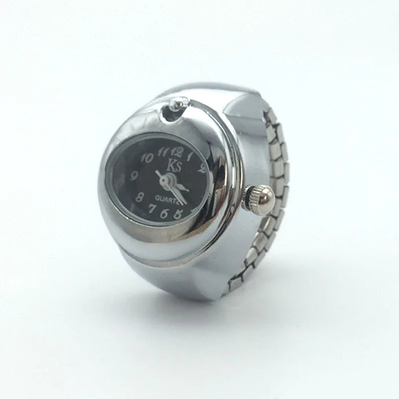 Retro Elastic Stretchy Quartz Watch Rings
