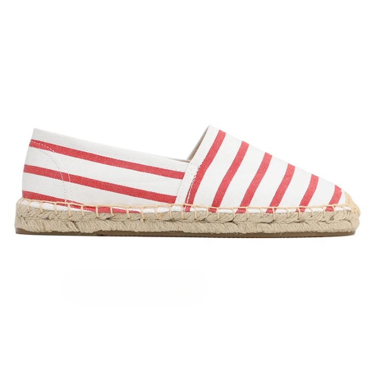 Marinière Breton Stripe Espadrille Flats
