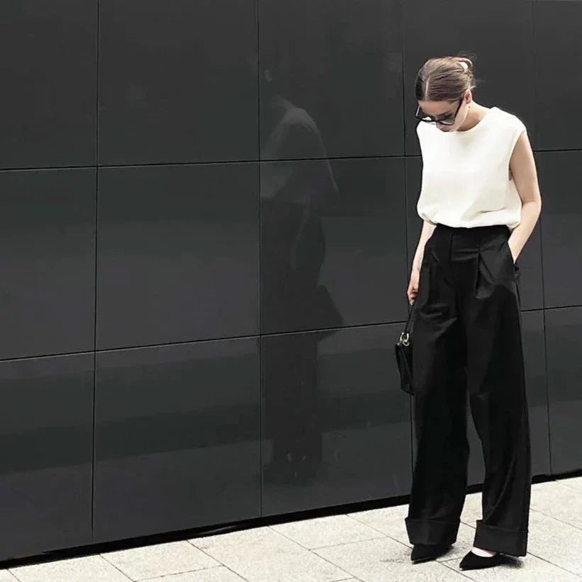 Belinda Pleated Wide Leg Pants