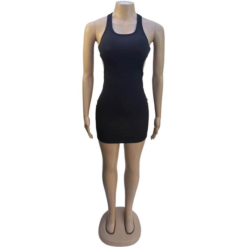 Mini Dress Summer Plain White Black T Shirt Dresses For Women