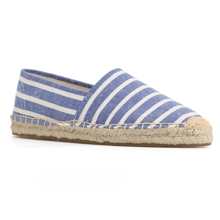 Marinière Breton Stripe Espadrille Flats