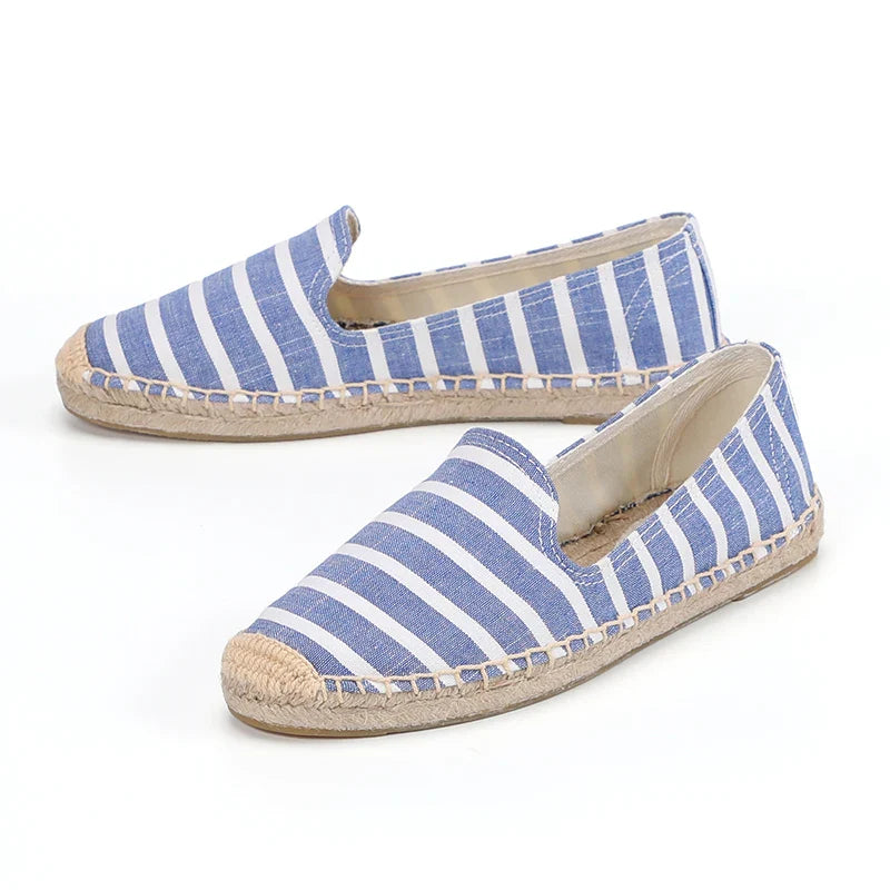 Marinière Breton Stripe Espadrille Flats