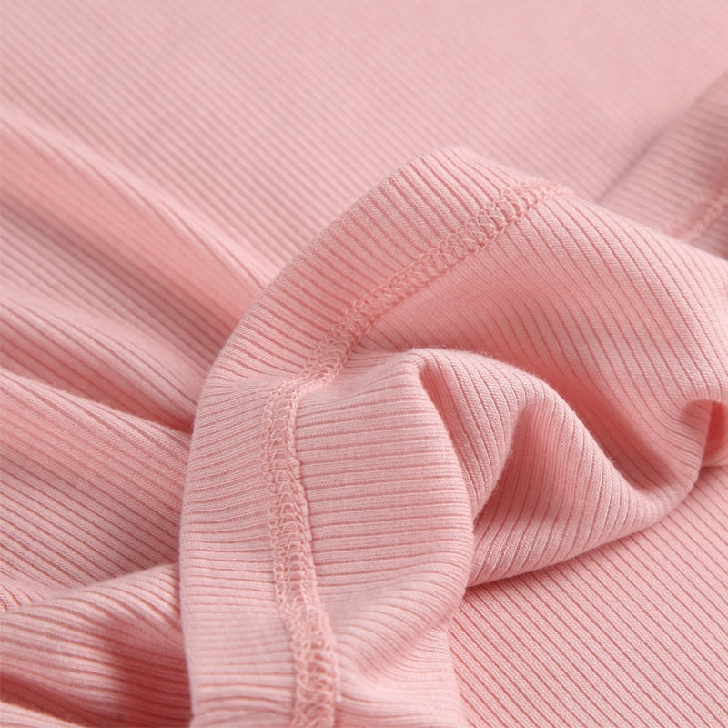 Knitted Ribbed Solid Vest