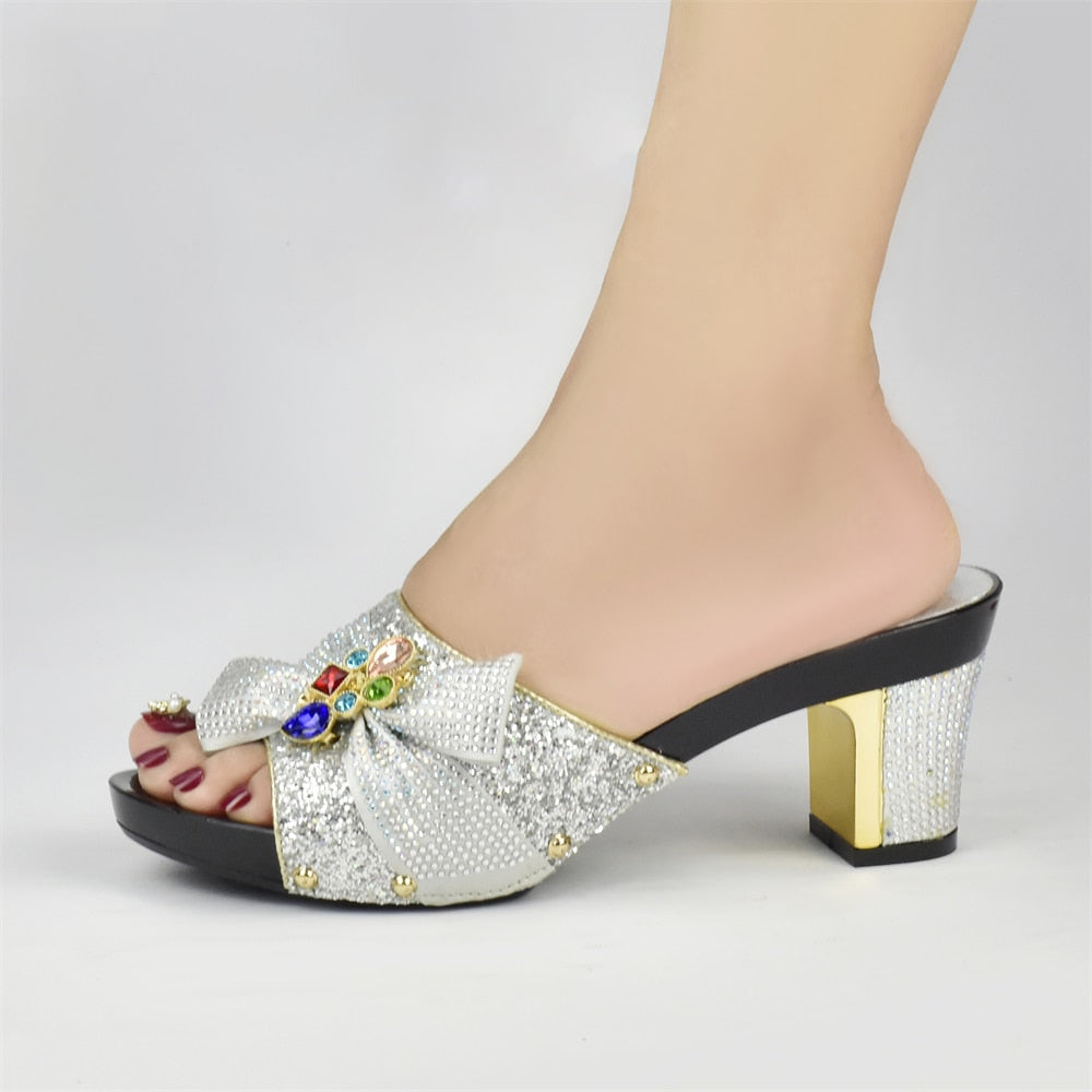 Imelda Bejeweled Sequin Sandals - 6 Colors