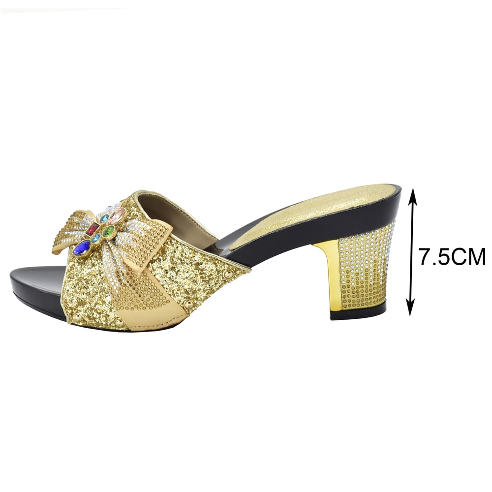 Imelda Bejeweled Sequin Sandals - 6 Colors