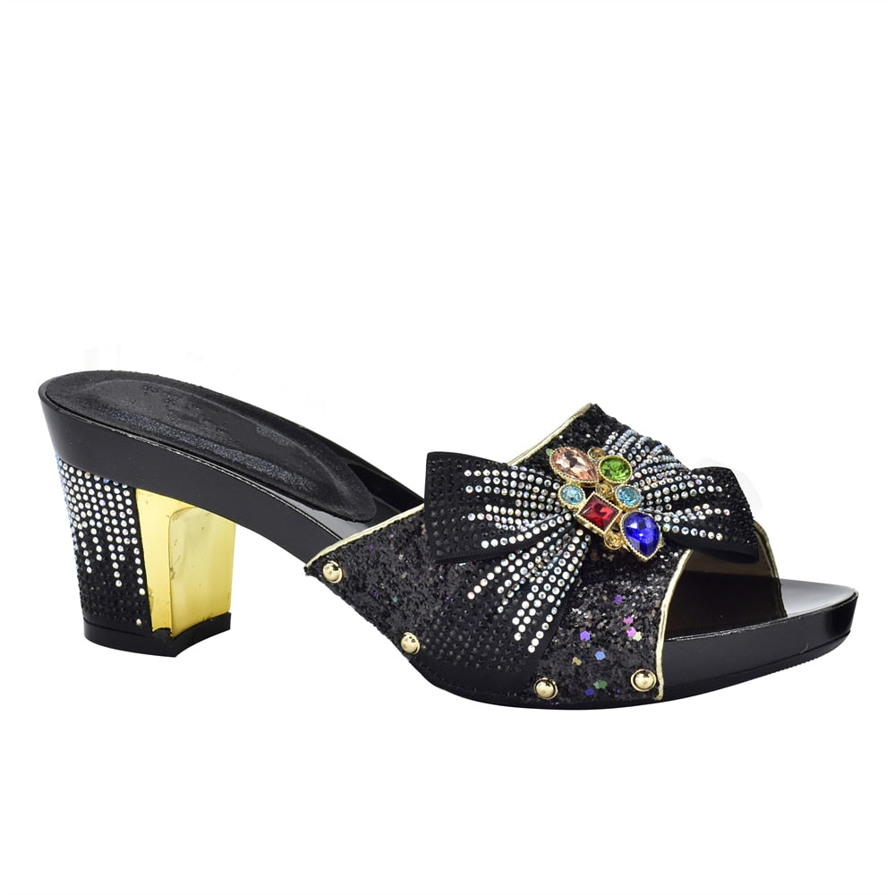 Imelda Bejeweled Sequin Sandals - 6 Colors