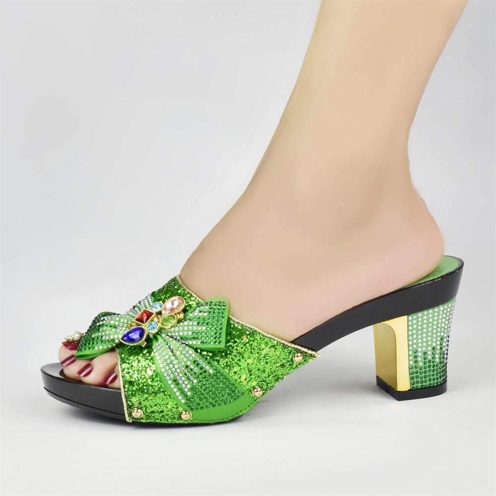 Imelda Bejeweled Sequin Sandals - 6 Colors