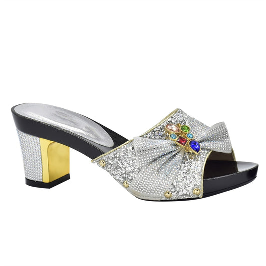 Imelda Bejeweled Sequin Sandals - 6 Colors