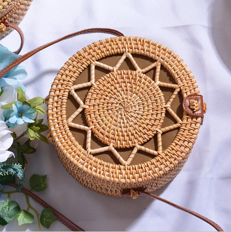 Indah Balinese Pattern Rattan Bag - 10 Patterns