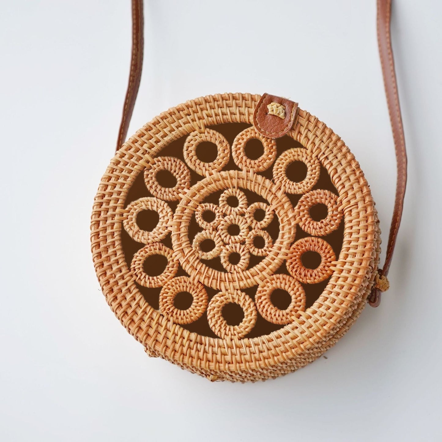 Indah Balinese Pattern Rattan Bag - 10 Patterns