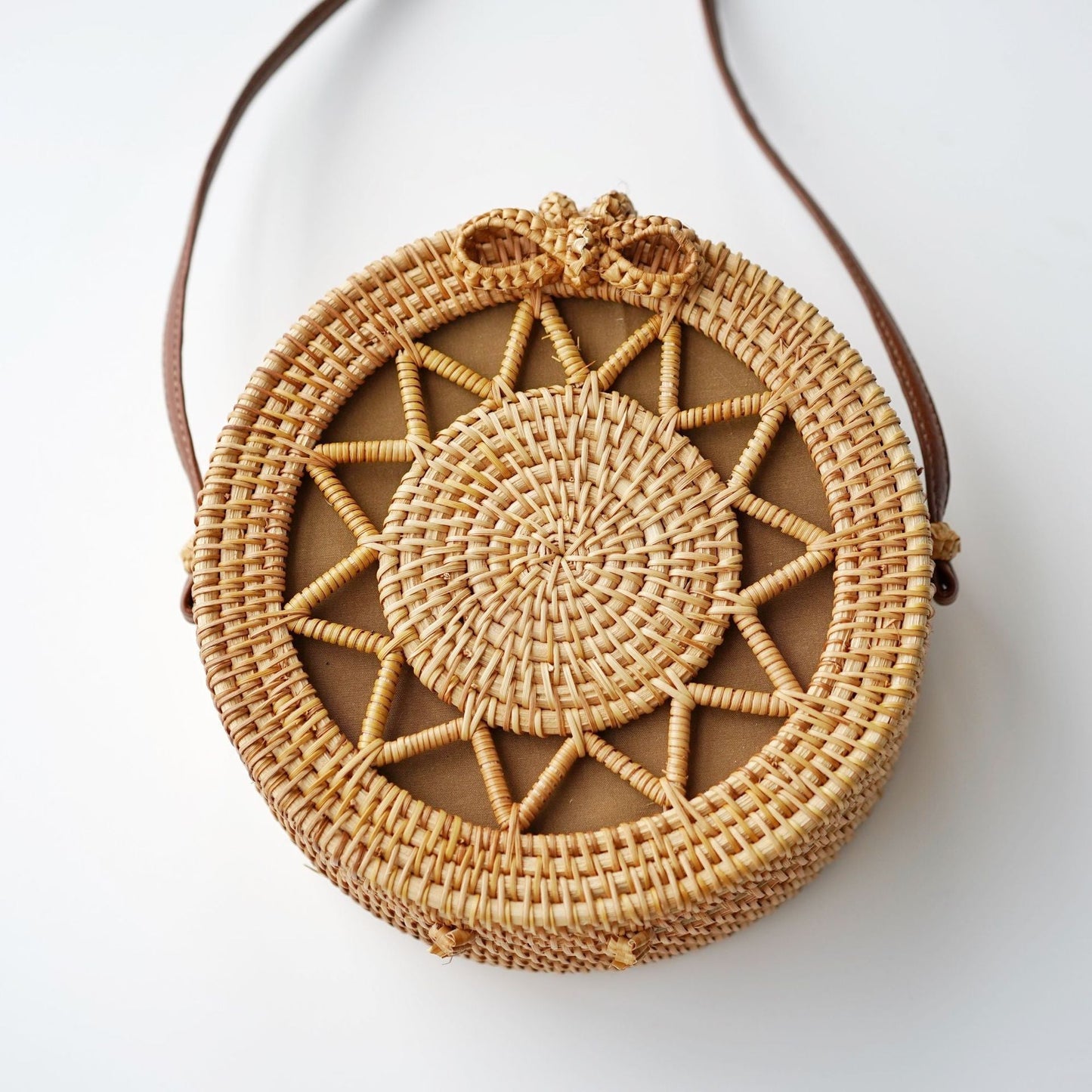 Indah Balinese Pattern Rattan Bag - 10 Patterns