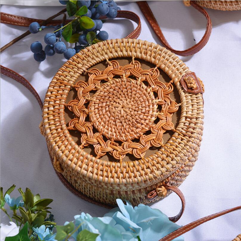 Indah Balinese Pattern Rattan Bag - 10 Patterns