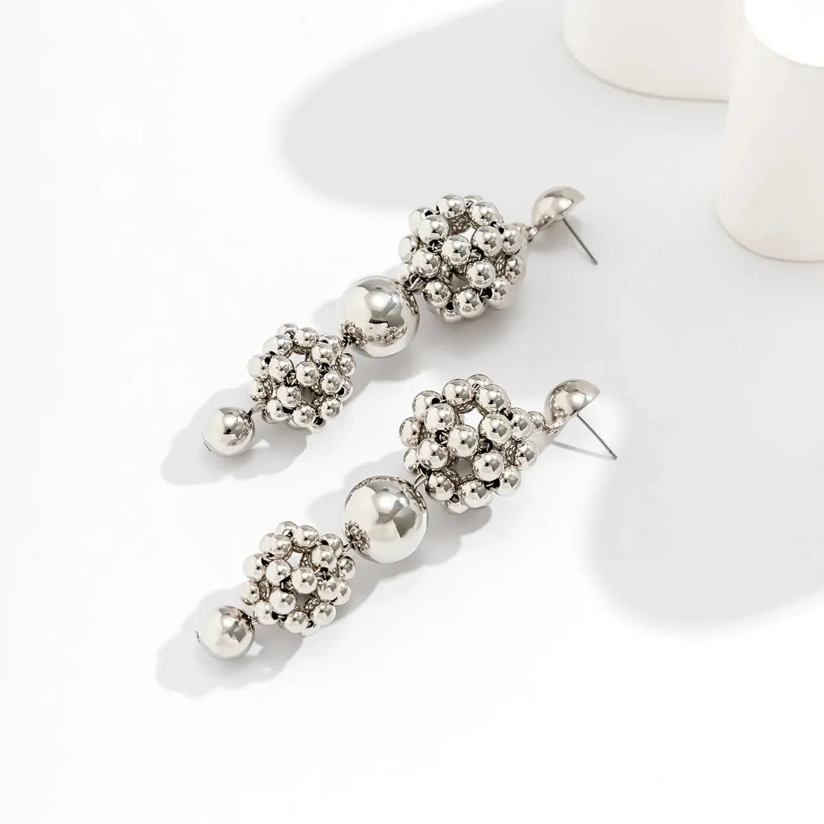 Ingrid Golden Ball Drop Earrings