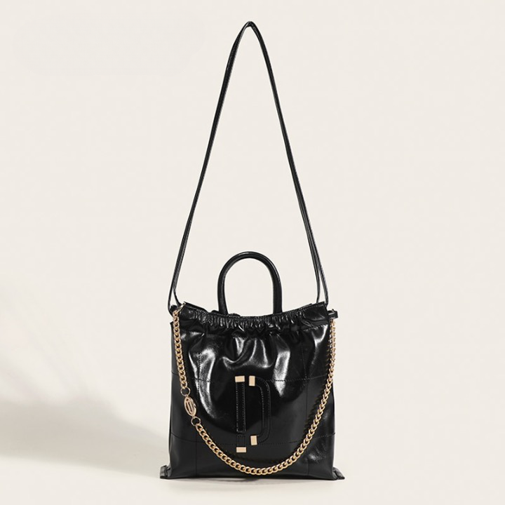 Ires Faux Patent Leather Pouch Shopper Tote Bags - 2 Colors