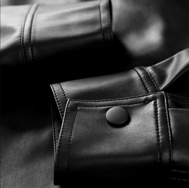 Jain Belted Faux Leather Midi Biker Jacket