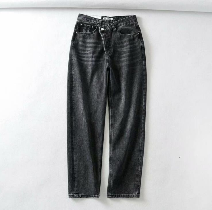 Jamie Side Fly Boyfriend Jeans - Black or Blue