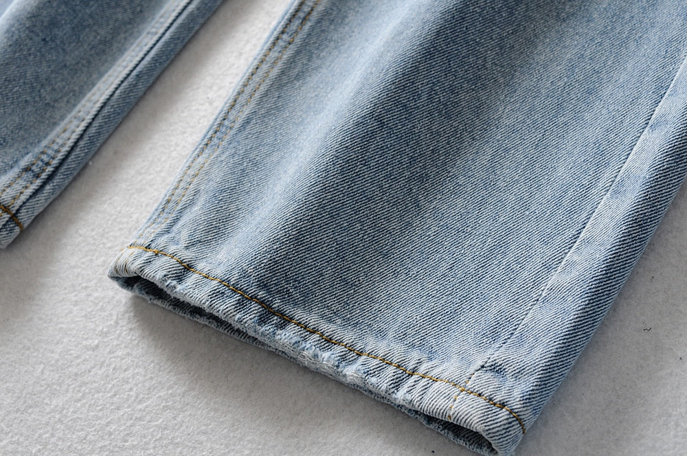 Jamie Side Fly Boyfriend Jeans - Black or Blue