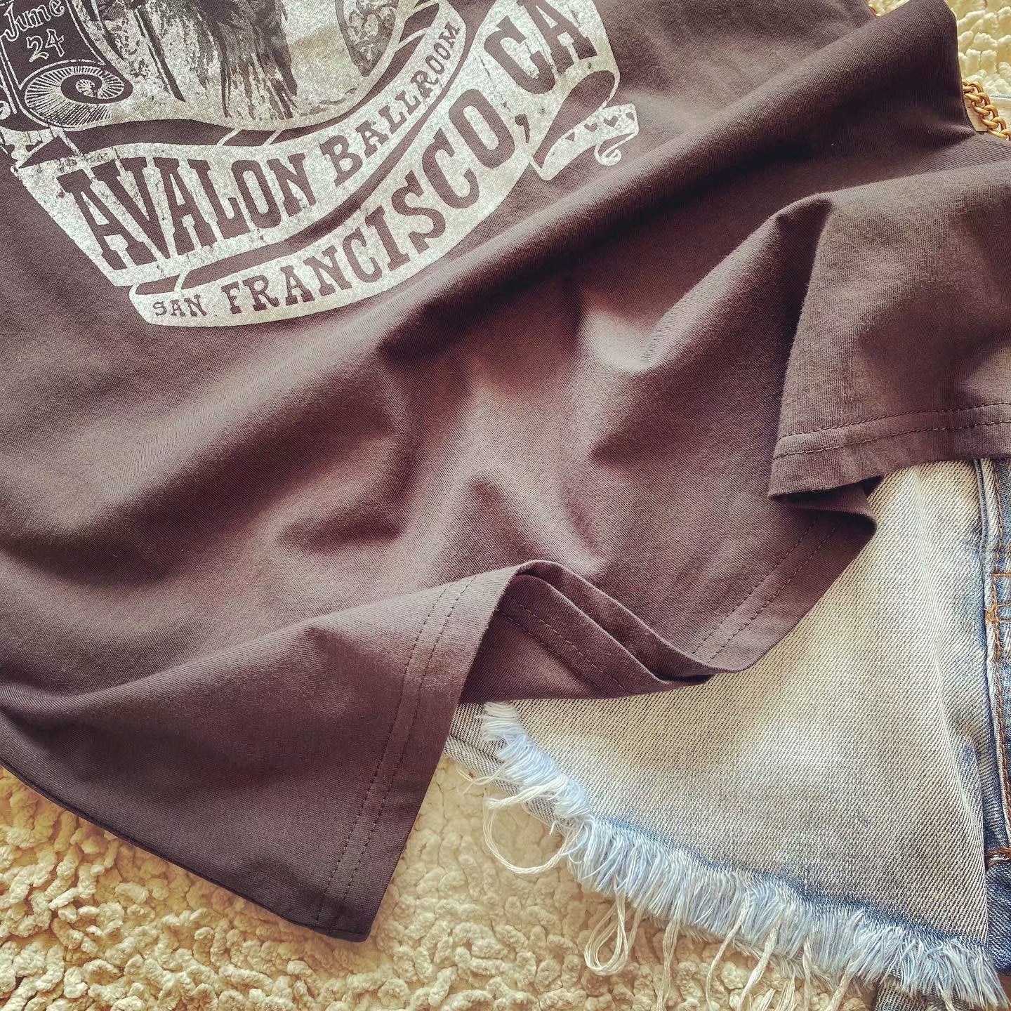 Janis Casual Vintage Band T-Shirts