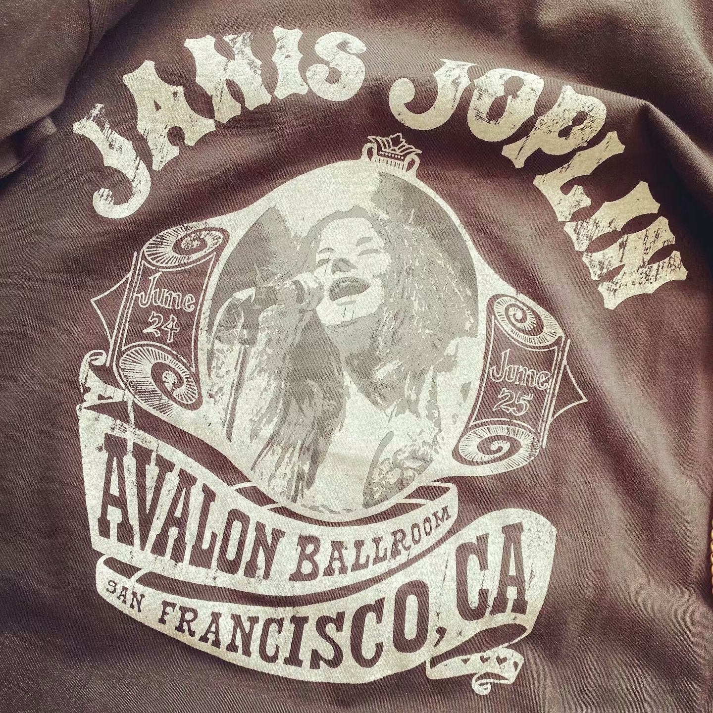 Janis Casual Vintage Band T-Shirts