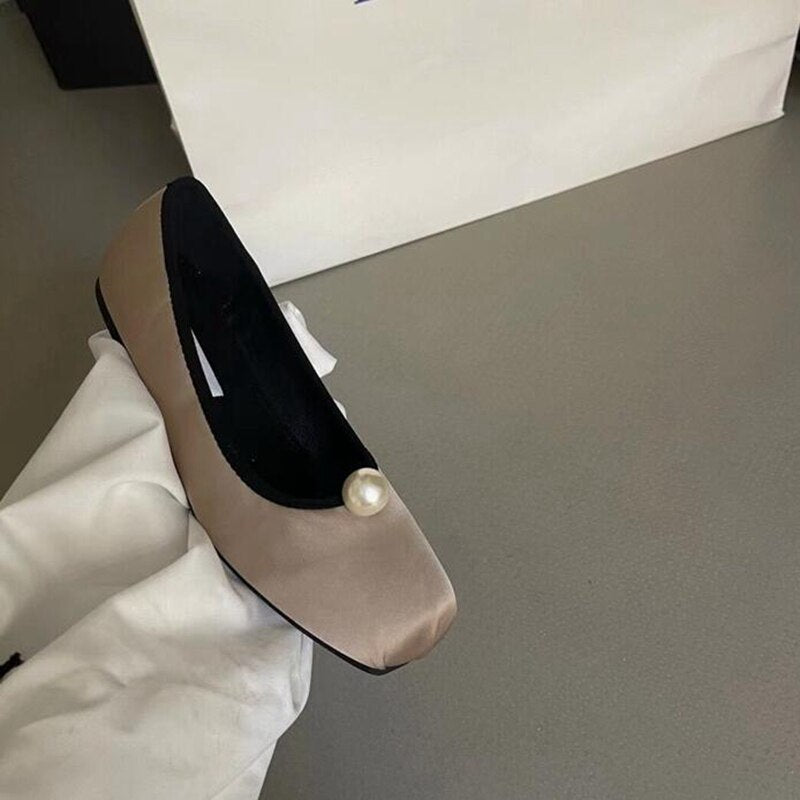 Jannie Satin Ballet Flats - 4 Colors