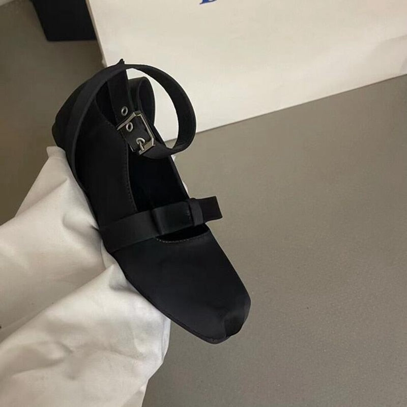 Jannie Satin Ballet Flats - 4 Colors