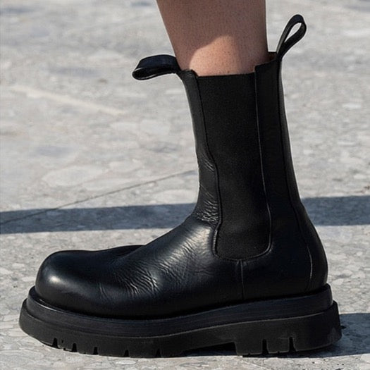 Jazz Military Style Chelsea Boots