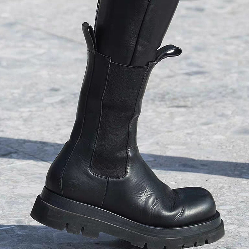 Jazz Military Style Chelsea Boots