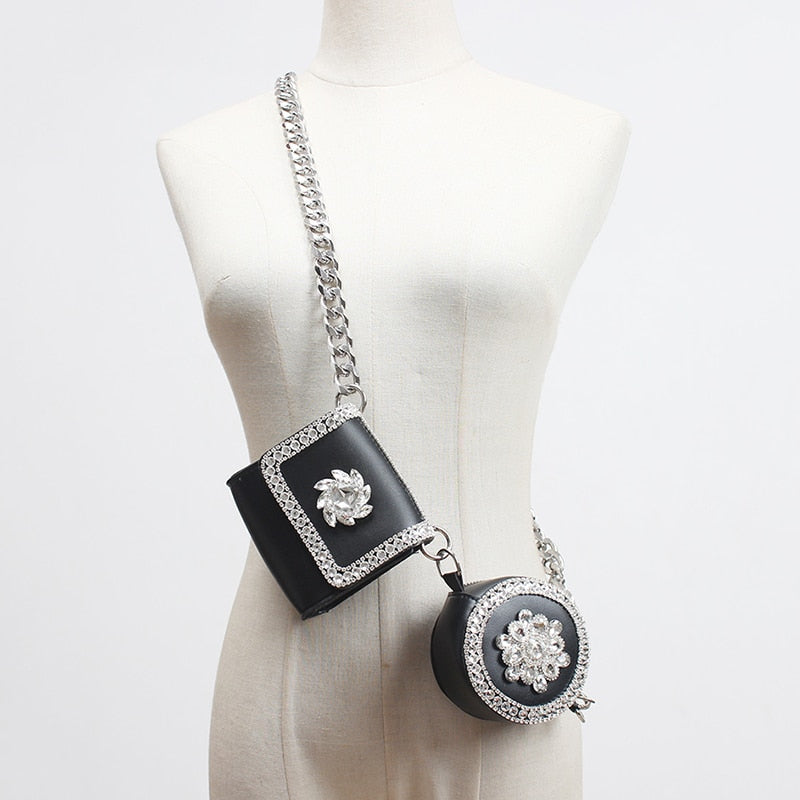 Joelle Embellished Fanny Belt / Shoulder Bags - 2 Styles
