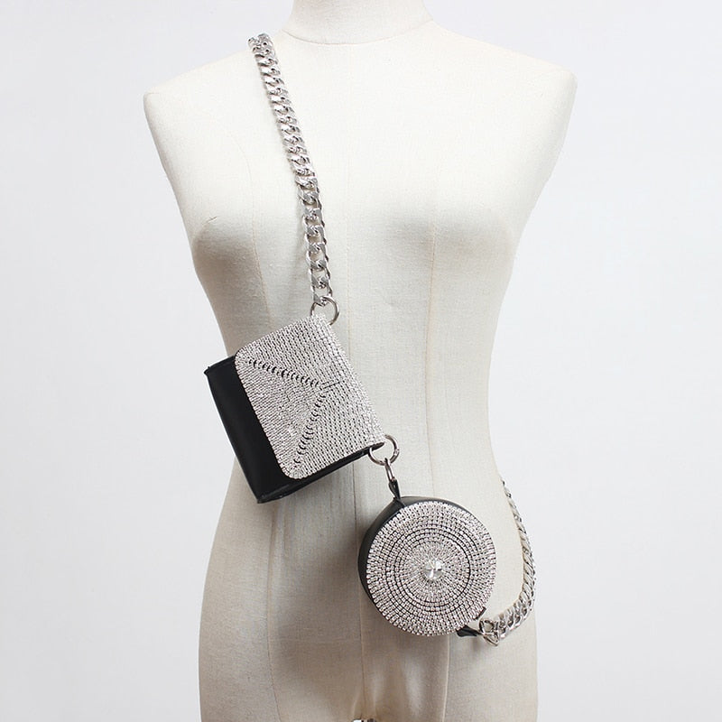 Joelle Embellished Fanny Belt / Shoulder Bags - 2 Styles