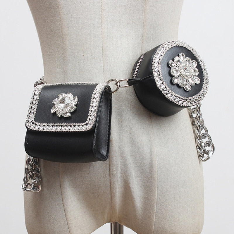 Joelle Embellished Fanny Belt / Shoulder Bags - 2 Styles