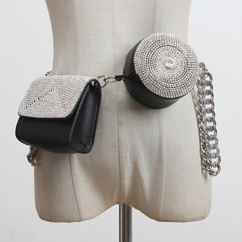 Joelle Embellished Fanny Belt / Shoulder Bags - 2 Styles