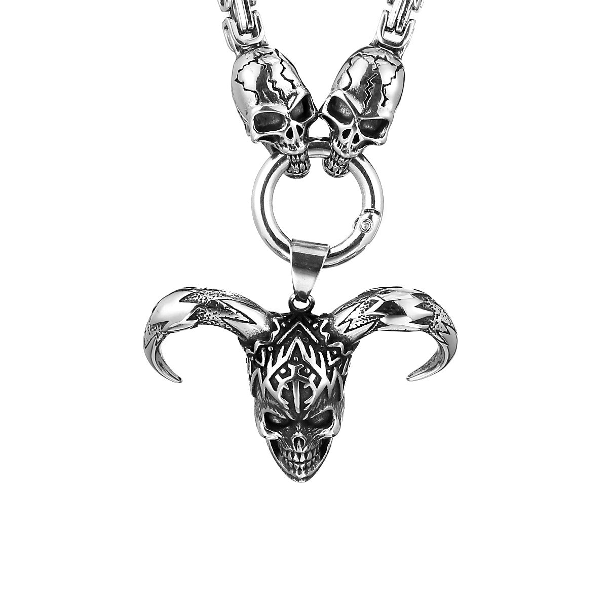 Joker Skull Necklace