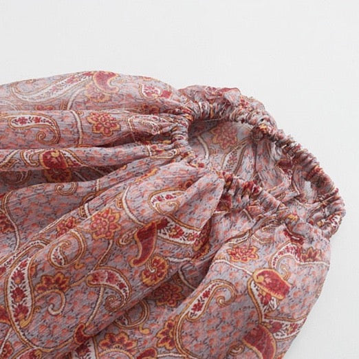 Josie Puff Sleeved Victorian Chiffon Blouse