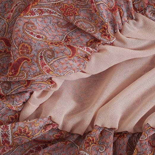 Josie Puff Sleeved Victorian Chiffon Blouse