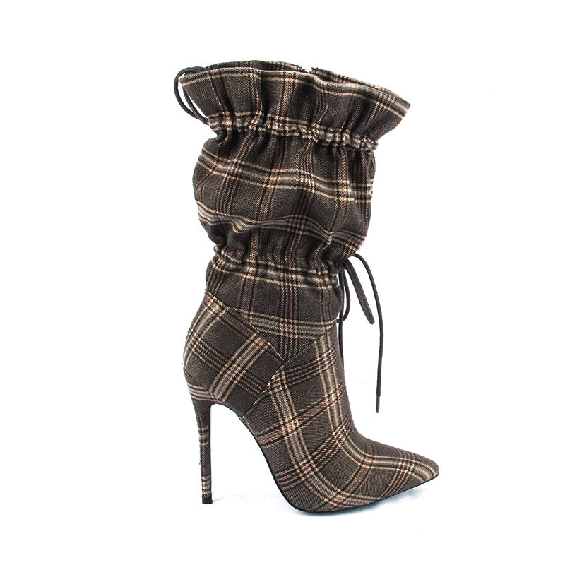 Kadence Drawstring Mid Ankle Boots - 5 Colors