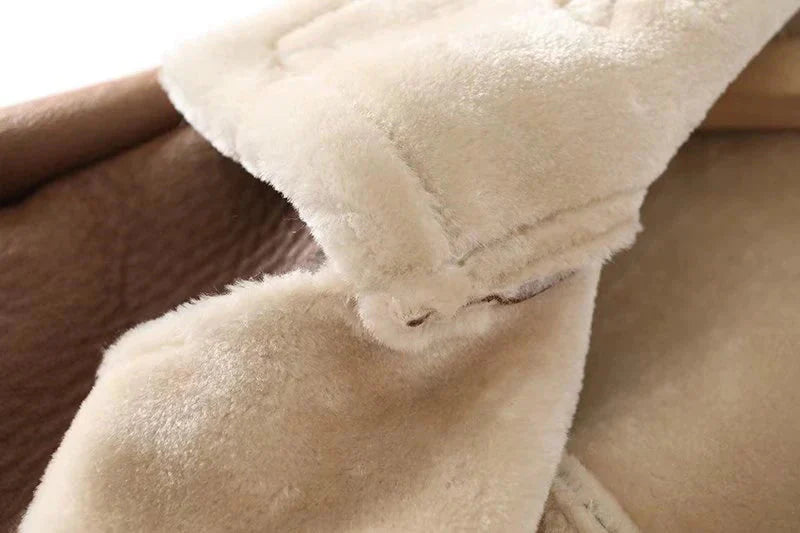 Kai Shearling Biker Jackets