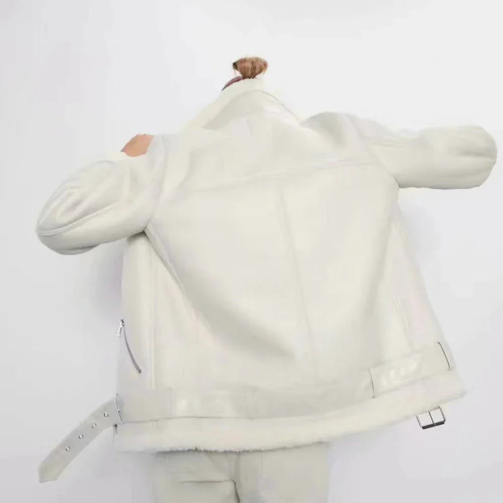 Kai Shearling Biker Jackets