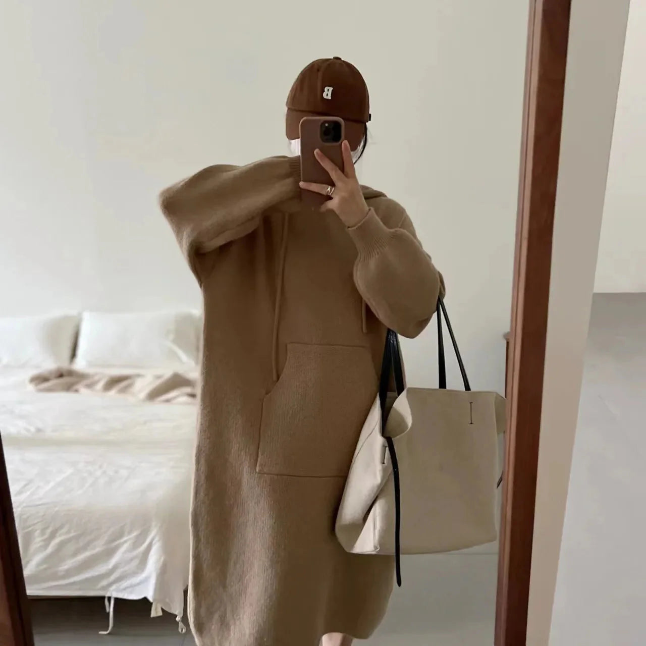 Kaisy Hooded Knit Dress - 5 Colors