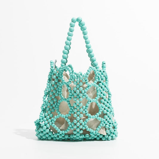 Kana Colorful Beaded Mini Tote Bag - 4 Colors