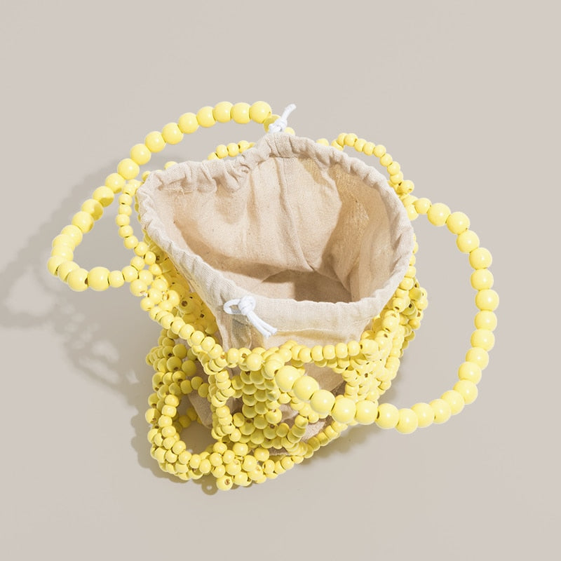 Kana Colorful Beaded Mini Tote Bag - 4 Colors