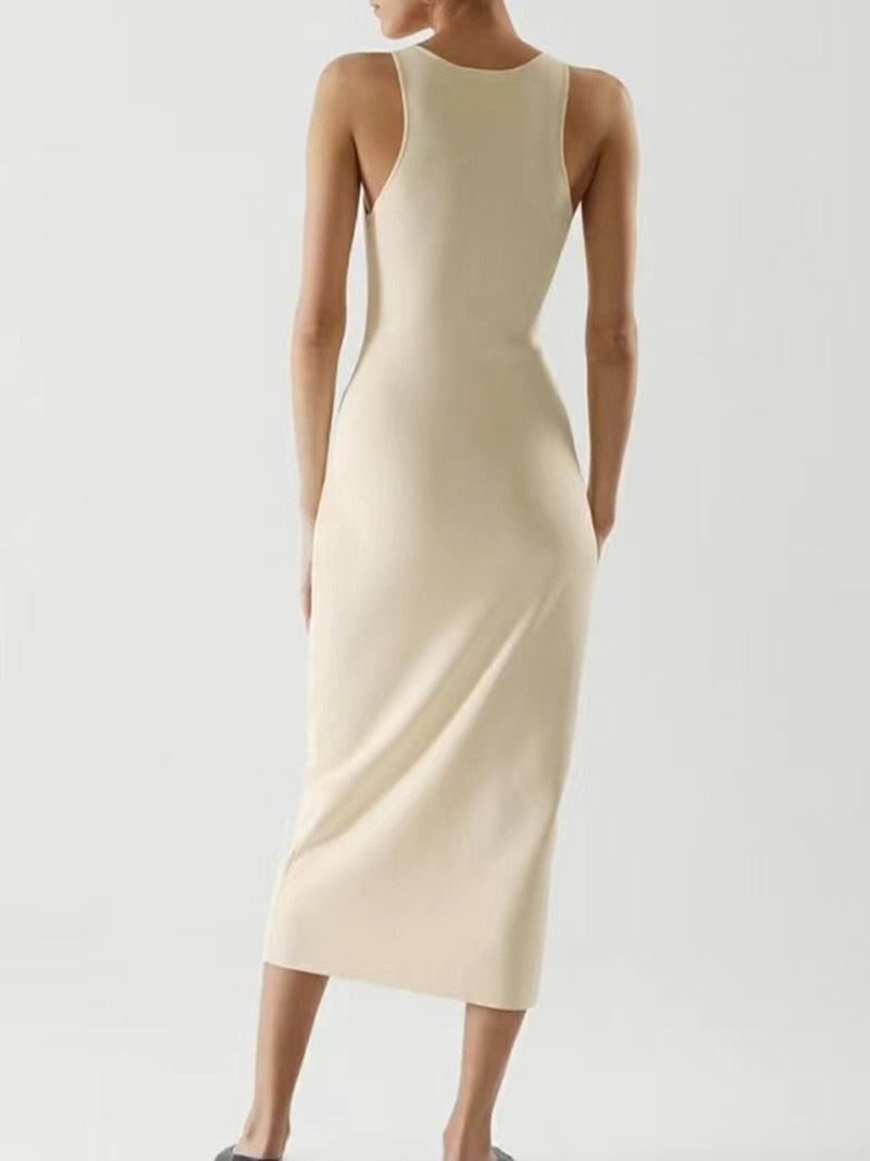 Karey Minimalist Casual Tank Dress - 2 Colors