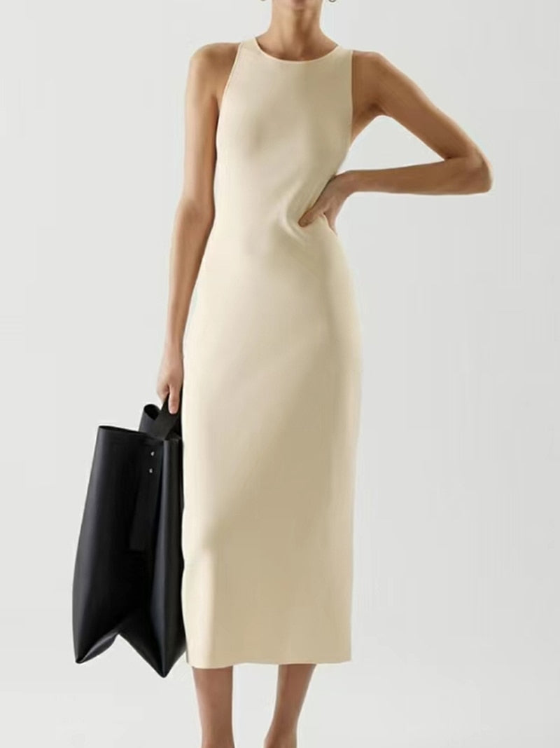 Karey Minimalist Casual Tank Dress - 2 Colors