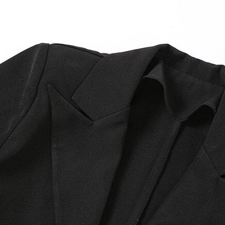 Karim Cropped Jacket with Harness Band