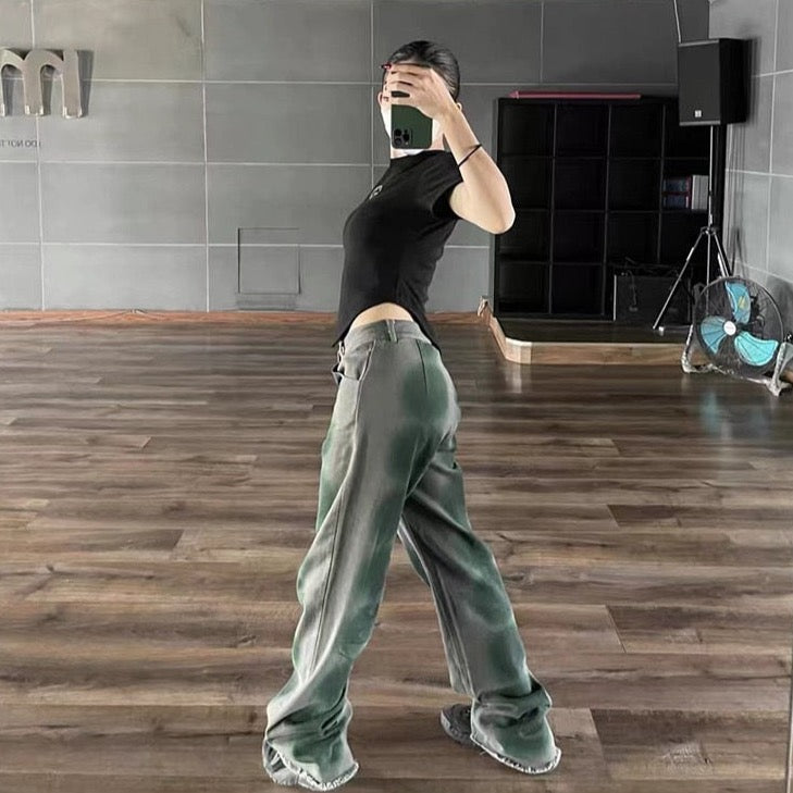 Karim Harajuku Grunge Denim Pants