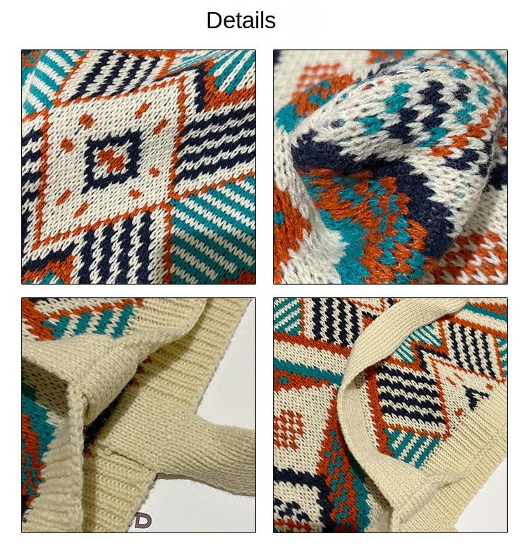 Kateri Tribal Prints Knitted Bag - 4 Colors