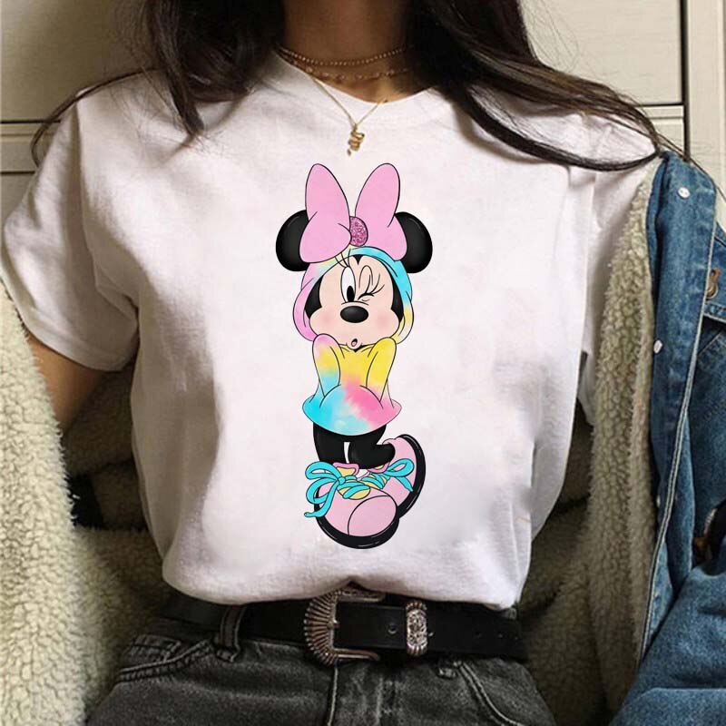 Kawaii Disney Cartoon Mickey T Shirt
