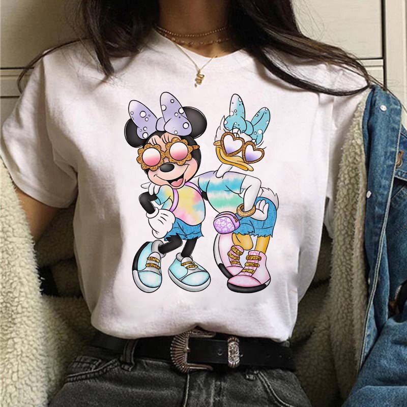 Kawaii Disney Cartoon Mickey T Shirt